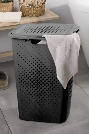 Panier à linge slim 'Pixel' gris Achetez Aujourd'hui